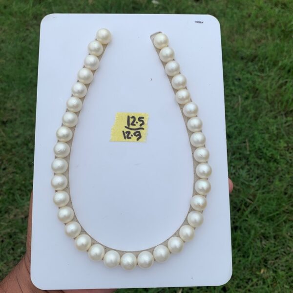 White Saltwater South Sea Pearl Necklace - Image 11
