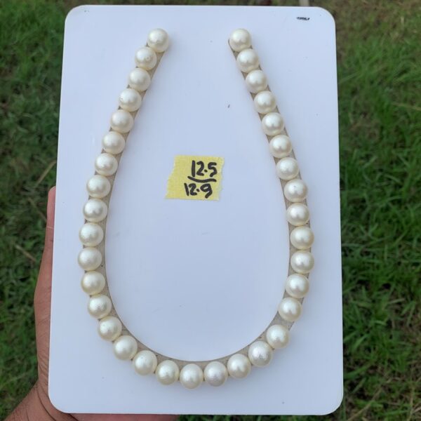 White Saltwater South Sea Pearl Necklace - Image 10